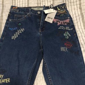 TopShop Jamie high waist jeans